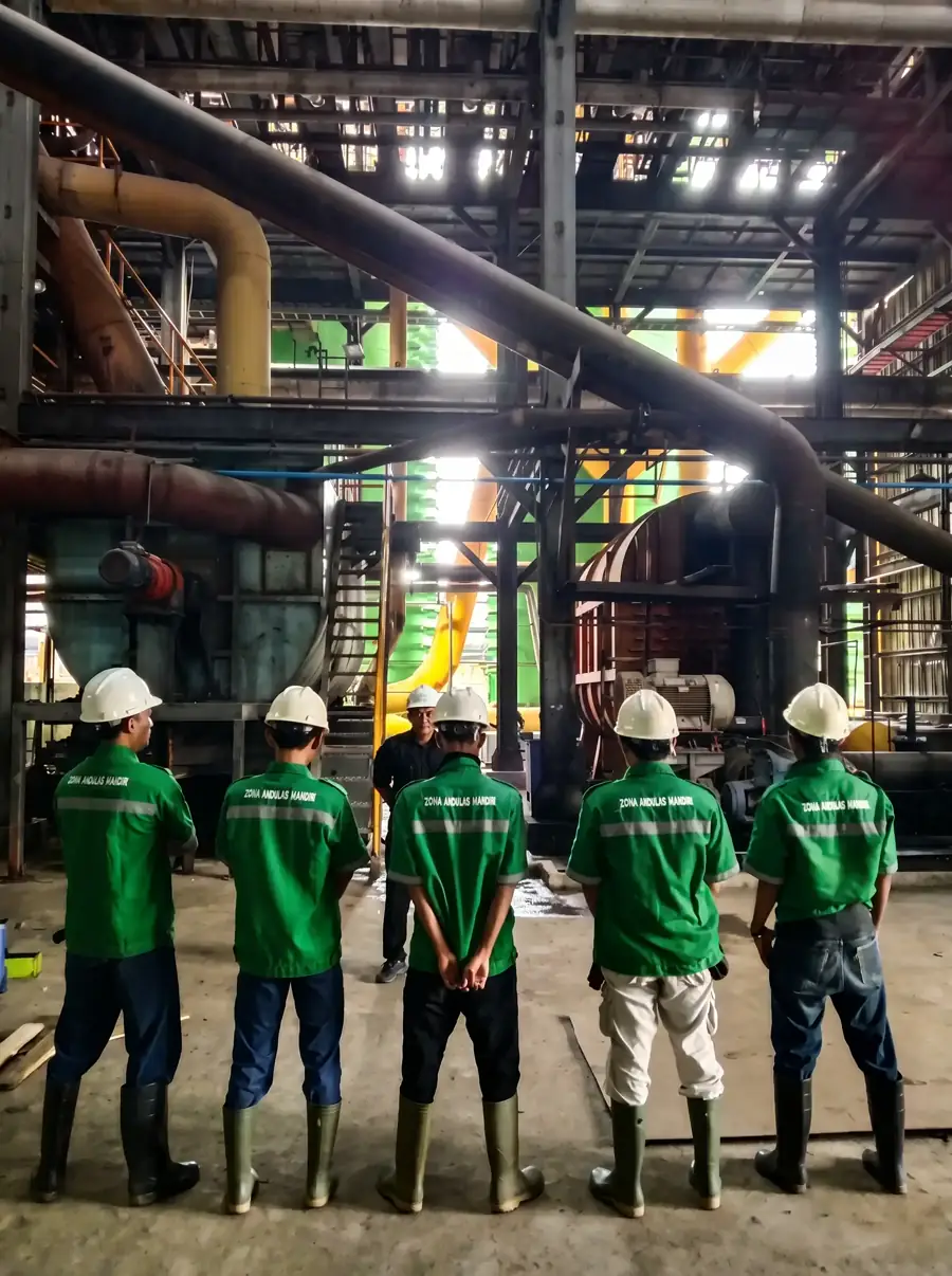 Tim outsourcing ZAM Lampung mengikuti briefing operasional dan pengarahan supervisor